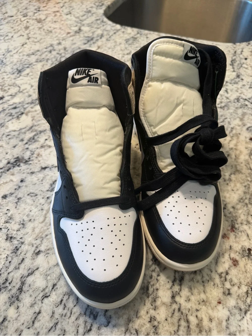 Nike Cream and Brown WMNS Air Jordan 1 Retro Shoe Box